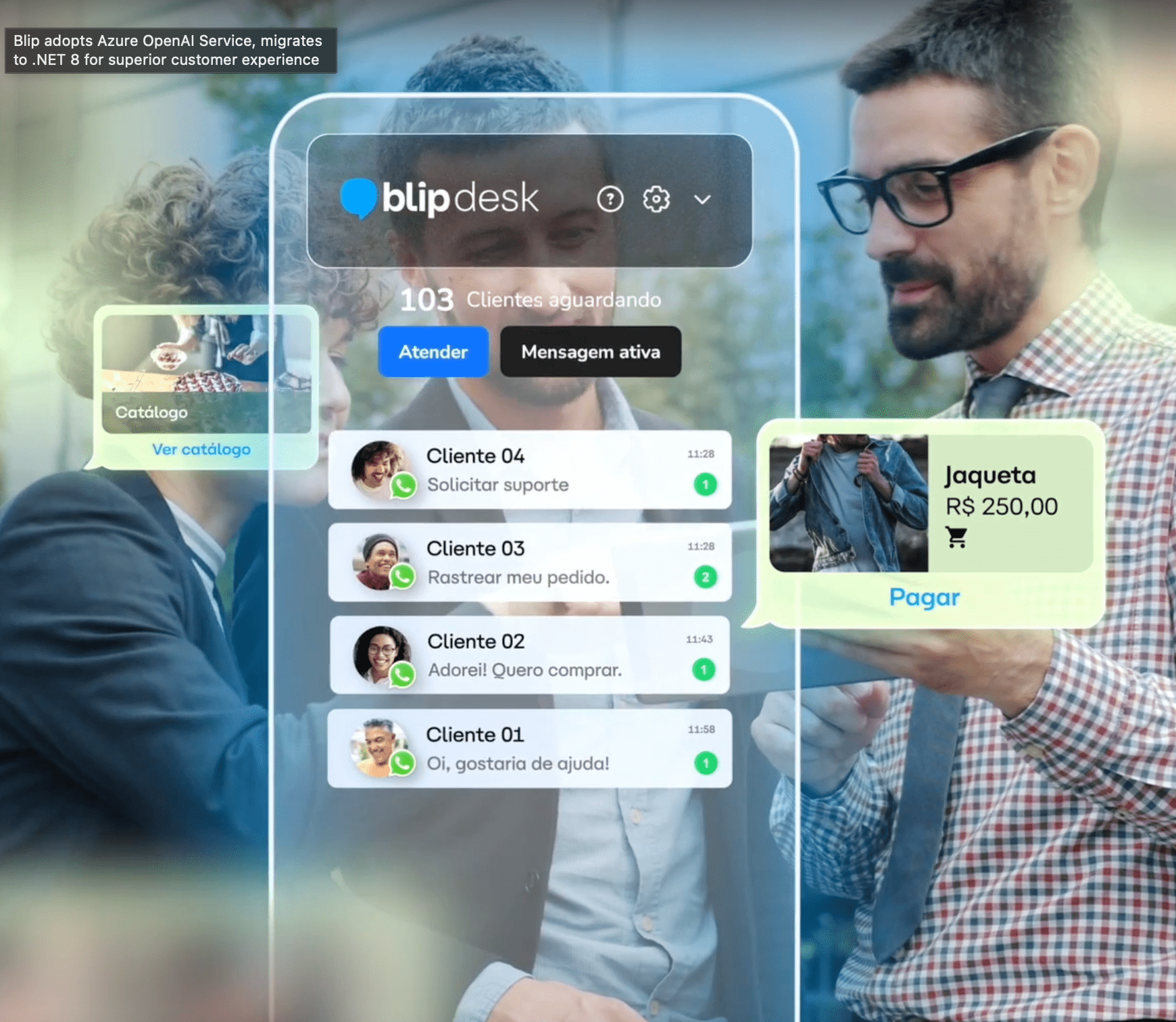 Blip using Azure OpenAI Service