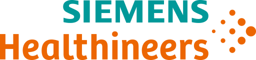 Siemens Healthineers のロゴ — オレンジ色のドットのイラストの横にオレンジ色の Healthineers という単語の上に、薄い緑の Siemens という単語。Healthineers は .NET のお客様です。