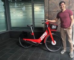 Objection detection on photo of a man with a bike